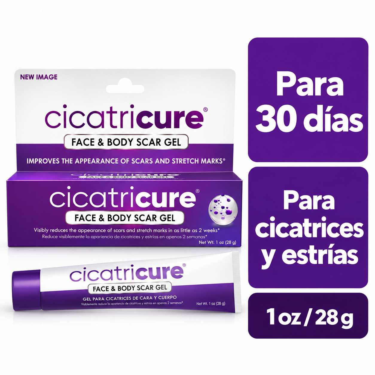 Cicatricure Corporal y Rostro en Gel, 1 OZ