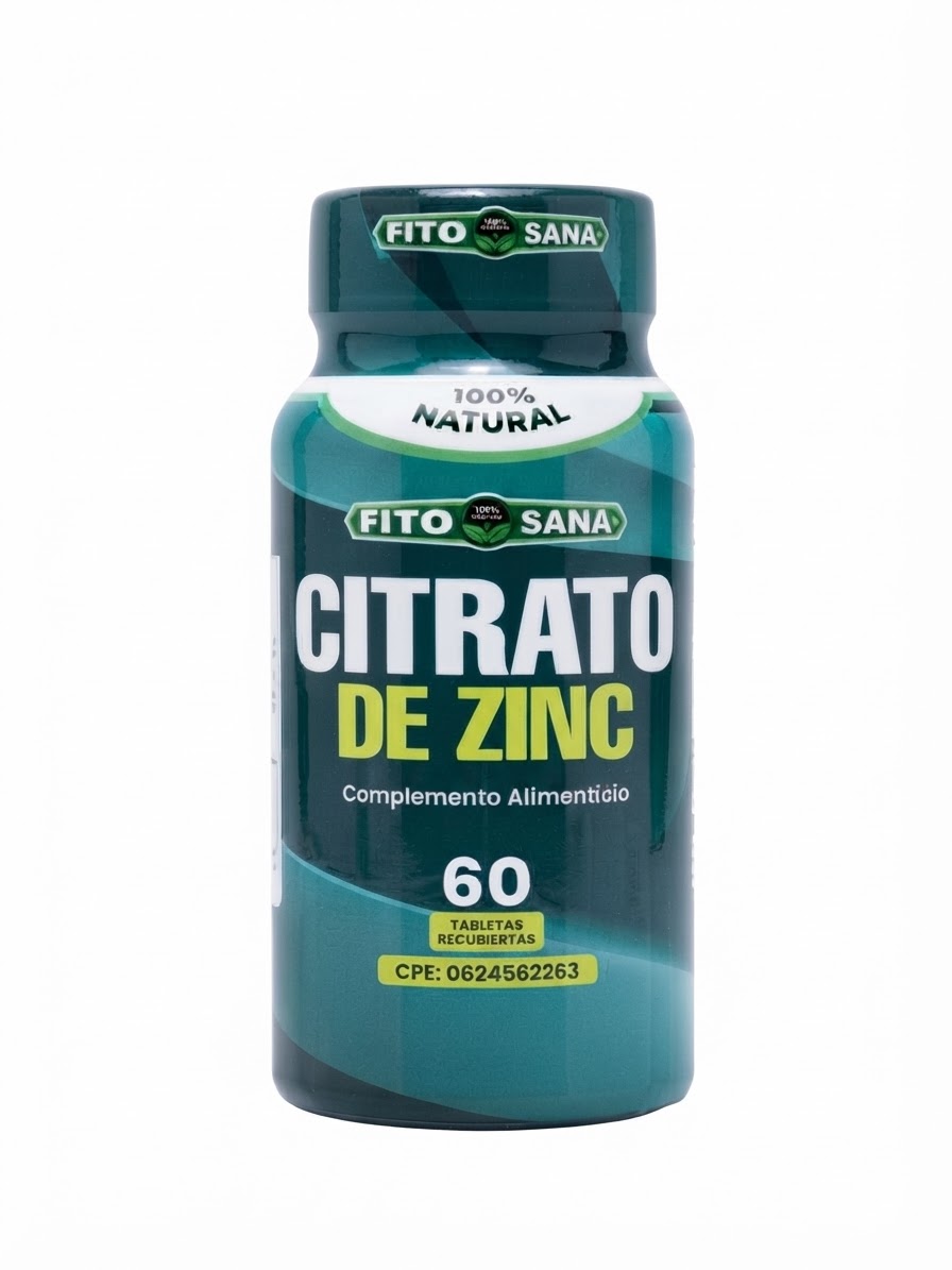 Citrato de Zinc para Defensas y Salud Inmune Fitosana