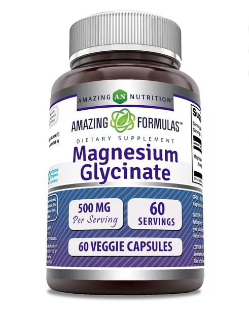 Glicinato de Magnesio Amazing Formulas